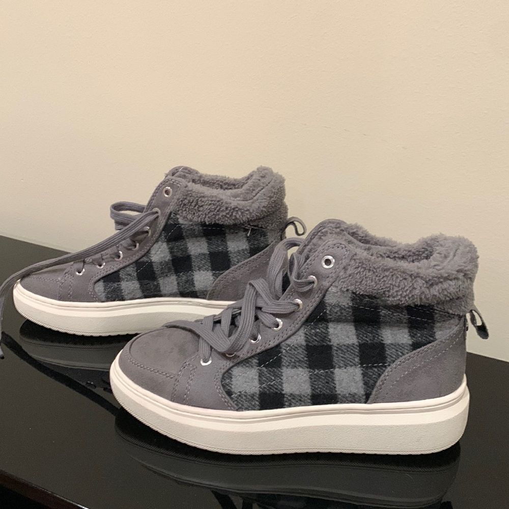 Marc Fisher Women's High Top Fellow Sherpa Sneakers